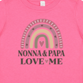 thumbnail image 4 of Inktastic Nonna and Papa Love Me Girls Rainbow Girls Baby T-Shirt, 4 of 5