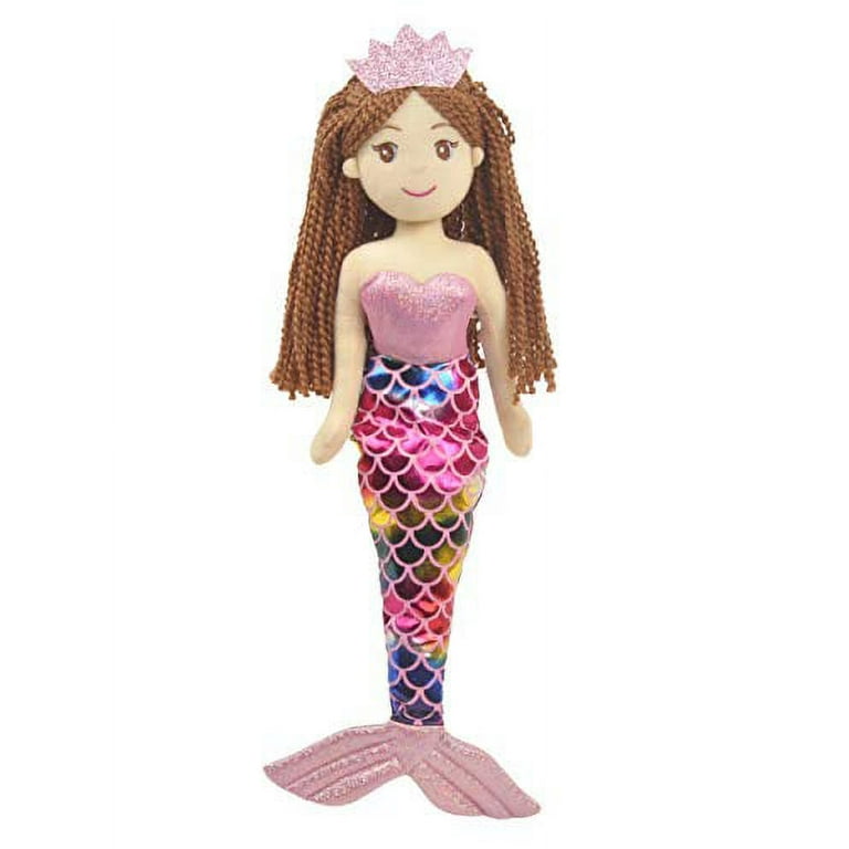 Linzy Alani Mermaid Doll Soft Plush Mermaid Light Pink 18
