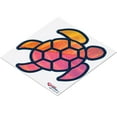 thumbnail image 3 of Sea Turtle Red Orange Leaf Sticker Decal Wall Tumbler Cup Window Car Truck Laptop 2.5 Inches, 3 of 3