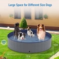 thumbnail image 2 of Piscina para perros Niubya, plegable, plástico duro, 183 x 30 cm, 2 of 7