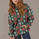 thumbnail image 3 of Sudadera con capucha para niñas y niños, sudadera de manga larga con cuello redondo y estampado de moda, jersey con bolsillo, sudadera de poliéster para niñas, 3 of 8