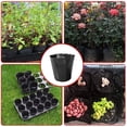 thumbnail image 4 of 100 Pieces Nursery Pots Plastic Seedlings Planter Round Seed Starting Pot Flower Plant Transplanted Nutrition Container, Home Garden Decor for Transplanting, Succulents, Cuttings, Seedlings, 4 of 5