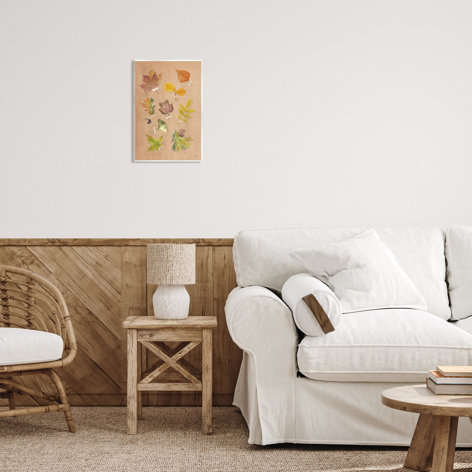 Stupell Industries Woodland Leaf Studies Botanical & Floral Painting Unframed Art Print Wall Art, 10 x 15