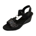 thumbnail image 2 of Mefallenssiah Women'S Summer Plus-Size Casual Outerwear toe Set with Flat Slippers, 2 of 9