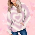 thumbnail image 2 of Ulanda Kids Cute Hoodies Gradient Tie Dye Printed Hoodie with Pockets Casual Pullover Hooded Sweatshirts for Girls Boys (Light Purple, 7-8 Years), 2 of 5