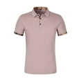 thumbnail image 7 of Mens Polo Shirts Button Down Solid Color Short Sleeve Sleeve Mens Clothing, 7 of 7