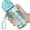 Blue Clear, variant on Oldley Leak-Proof 12 oz Blue Printed Tritan Plastic Water Bottle with 2 Lids and Straw