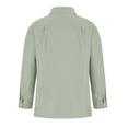thumbnail image 6 of Blmnix Shirt for Men Big And Tall Work Shirts Guide Shirt Long Sleeve Green Collared Polo T Shirts for Men,L, 6 of 6