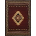 thumbnail image 2 of 63" x 90" Burgundy Polypropylene Area Rug, 2 of 2