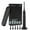 Black, variant on Sonic Electric Toothbrush, 5 Brushing Modes, Rechargeable & IPX7 Waterproof, Suitable for Adults and Kids,Black