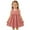Pink #A, variant on Girls Birthday Dress Plaid Ruffle Tiered Bowknot Cute Dress Wedding Party Sleeveless Princess Prom Swing Gown (3-4 Years, Pink)