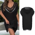 thumbnail image 2 of Women's Swim Cover Ups Beach Cover Up for Women Swimsuit Cover Up Hollow Out Swimwear Beach Bathing Suit Bikini Coverups, 2 of 8