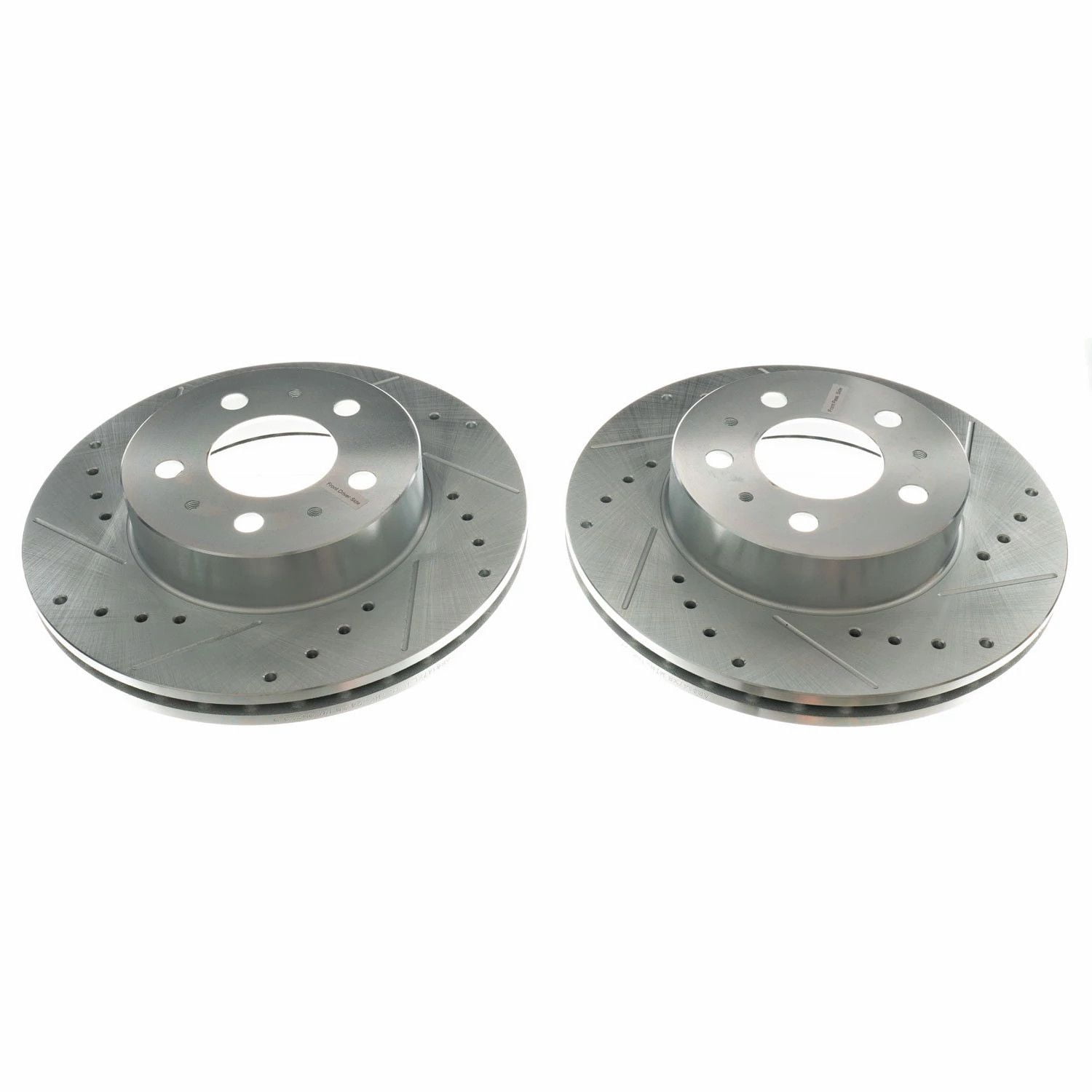 PowerStop AR8147XPR Evolution Performance Drilled, Slotted & Plated Brake Rotor Pair