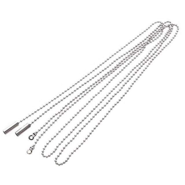 4 pcs Cadena de extracción de techo extensión de la cadena de extracción del ventilador de la cadena de cama de la lámpara de extensor de extender