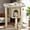 Light Grey 1-28 Inches, variant on 28 Inches Green Cat Tree Tower for Indoor Cats