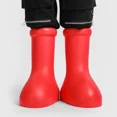 thumbnail image 4 of Mode rouge bottes de pêche hommes bottes en caoutchouc en plein air antidérapant bottes imperméables femmes bout rond hommes bottes de pluie botas para lluvia, 4 of 4