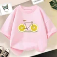 thumbnail image 4 of Camiseta de algodón para niños, linda camiseta con estampado de dibujos animados de frutas y limones, camiseta de manga corta con gráficos de verano, ropa de moda para niño y niña, 4 of 5