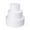 White, variant on 3 Pieces Round Cake Dummies 4/6/8 Inch Styrofoam Cake Models for Sugarcraft Flower Decorating Wedding Display Practice