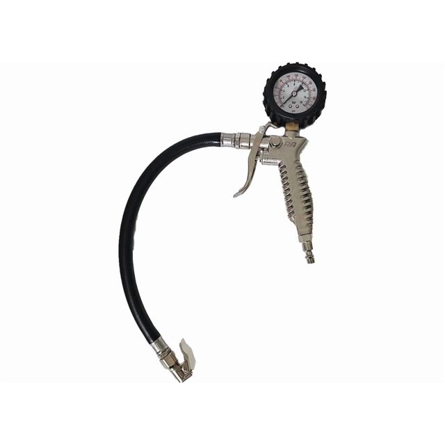 PISTOL TIRE INFLATOR W/ DIAL 1/4IN PORT 232PSI/16 BA CAST ALUMINUM