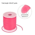 thumbnail image 2 of Uxcell Rubber Cord 27 Yards 3mm Dia 1.5mm Hole Light Rose Red Hollow Tubing for DIY Craft Making, 2 of 6
