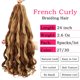 thumbnail image 2 of Trenzado para cabello, conrora French Curly, 24 pulgadas, 8 paquetes, sintéticos, 2 of 6