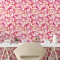 thumbnail image 2 of Ambesonne Palm Trees Peel & Stick Wallpaper for Home, Hawaii Dreamy Leaves, 13"x100", Hot Pink Dark Salmon, 2 of 5