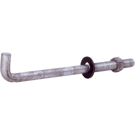 

Grip Rite Prime Guard 126GAB50 Grip Rite Hot Dipped Galvanized Anchor Bolt with Nut and Round SAE Washer 1/2-inch by 6-inch 50 per box