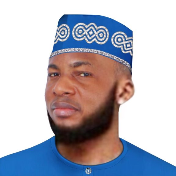 BAZINRICHE African Mens Embroidery Kufi Hat Cotton Hats Muslim Prayer Cap Men Hat Accessory