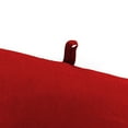 thumbnail image 4 of Jordan Manufacturing 72" x 21" Timeless Ablaze Red Solid Rectangular Outdoor Chaise Lounge Cushion with Ties and Hanger Loop, 4 of 12