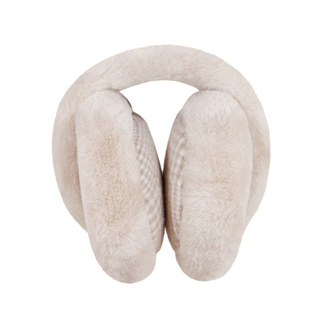 Cache-oreilles pour Femmes Hiver Pliables Chauds Cache-Oreilles Filles en Peluche Extérieur Oreilles Froides, Accessoires pour Femmes Cache-Oreilles