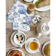 thumbnail image 4 of Blue Purple Spring Floral Kitchen Dish Towels for Drying Dishes Set of 2, Summer Botanical Elegant Waffle Weave Microfiber Hand Tea Bathroom Towels Quick Dry & Absorbent Towel 15.7x23.6, 4 of 7