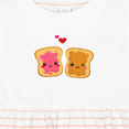 thumbnail image 4 of Inktastic Peanut Butter and Jelly Girls Baby Dress, 4 of 5