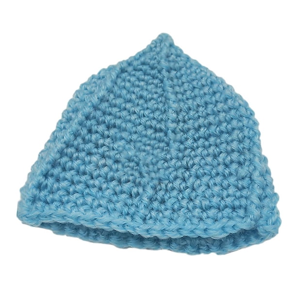 Gorro tejido Zulema gorro de pelota de esquí muñeca holgada gorro cálido de invierno para muñecas Blythe Doll 1/ de niña Azul
