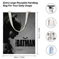 thumbnail image 2 of Custom Batman Canvas bag shopping bag eco-friendly bag handbag gift bag shoulder bag reusable large capacity storage bag best gift for work school and travel, 2 of 2