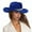 Blue, variant on Riforla Men's and Women's Jazz Top Hat Western Cowboy Flash Bride Hat European and Holiday Crazy Top Hat Sun Hats RD3