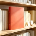 thumbnail image 4 of 1 Inch 2 Ring Binder, Durable Plastic Loose Leaf Binder with Metal Rings, Compact Document Organizer for office supplies Office Supplies, Portable Notebook Cover, Study Planner Holder for Home, 4 of 6