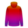 thumbnail image 5 of Fanxing Hoodies for Men Big & Tall Tie Dye Graphic Fleece Sweatshirts Long Sleeve Pullover Drawstring Hoody Sweatshirt with Pockets September Clearance Hot Pink,XL, 5 of 6