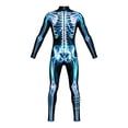 thumbnail image 2 of FASHOFT Men's Skeleton Graphic Halloween Costumes Cosplay Outfit Bone Design Carnival Party Stage Performance Dress Up Halloween Costume L, 2 of 5