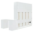 thumbnail image 5 of LiviNest Queen Murphy Bed with Desk & Storage: Space Saving Wall Bed for Home Office & Guest Room - Hydraulic Fold Down Queen Size Bed with Built-in Cabinets & Workstation for Small Spaces & Adults, 5 of 6