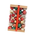 thumbnail image 4 of 74 bolas navideñas con purpurina Strade Fareast Limited Rojo Verde, 4 of 8