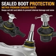 thumbnail image 3 of Metrix Premium Chassis Parts - 4 PC Front L/R Upper Control Arm & L/R Outer Tie Rod End Kit Fits 11-15 Dodge Durango, 11-15 Jeep Grand Cherokee, RK621608, RK621607, ES800973, ES800972, Made in Europe, 3 of 8