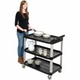 thumbnail image 2 of Luxor Large Serving Cart - Three Shelves, 2 of 4