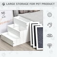 thumbnail image 4 of 3 Step Carpeted Non Slip Pet Stairs Ramp for Cats and Small Dogs, 4 of 8