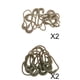 thumbnail image 1 of 40x Cremallera Tiradores Cuerda Cuerda Extremos Bloqueo Cremallera Deslizador Para Bolsas De Ropa, 1 of 9