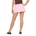 thumbnail image 4 of Forever 21 Women's Pink Y2K Mini Skort, Pull-On Design for Casual Weekend Outfit, XS, 4 of 6