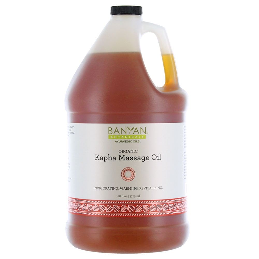 Banyan Botanicals Kapha Massage Oil Certified Organic, 128 oz