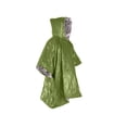 thumbnail image 2 of Cheers.US Emergency Waterproof Rain Poncho Reusable Thermal Blanket Lightweight Weather Resistant Raincoat with Hood for Camping Accessories, Outdoors, Emergency Kit Supplies, Essential, 2 of 3