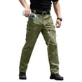 thumbnail image 2 of Lumtrix Pants For Men Cargo Pants Multifunction Work Hiking Outdoor Breathable Pants With Multi Pockets 2026 Army Green S, 2 of 7