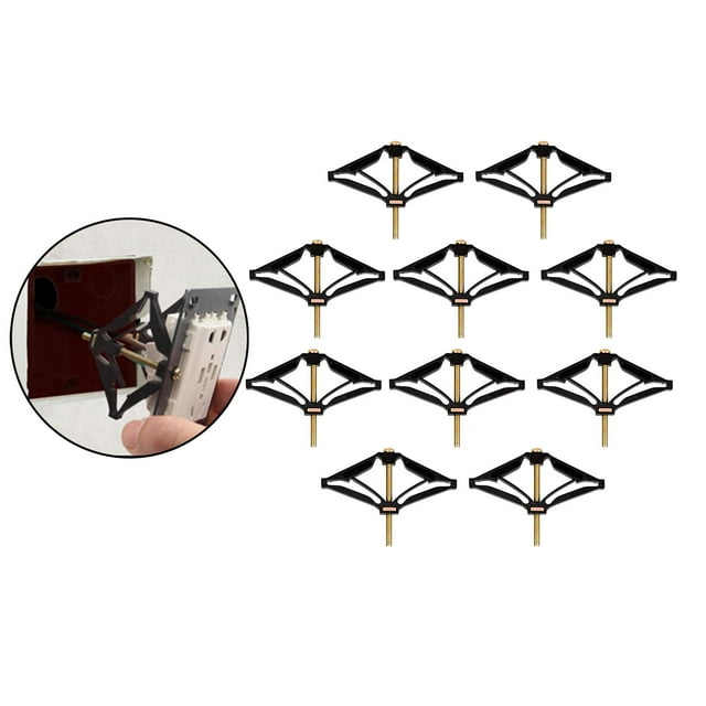Caja eléctrica resistente de 10 piezas, varilla de soporte de tornillos de casete reparador, herramienta de reparación de caja de interruptores, Yinane Reparador de cassettes