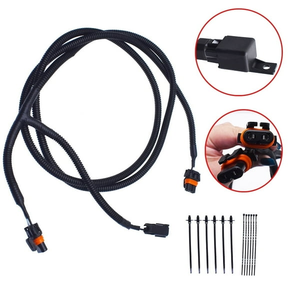 Fog Light Wiring Harness 56045501AC Fit for 2002-2008 Dodge Ram 1500 2500 3500